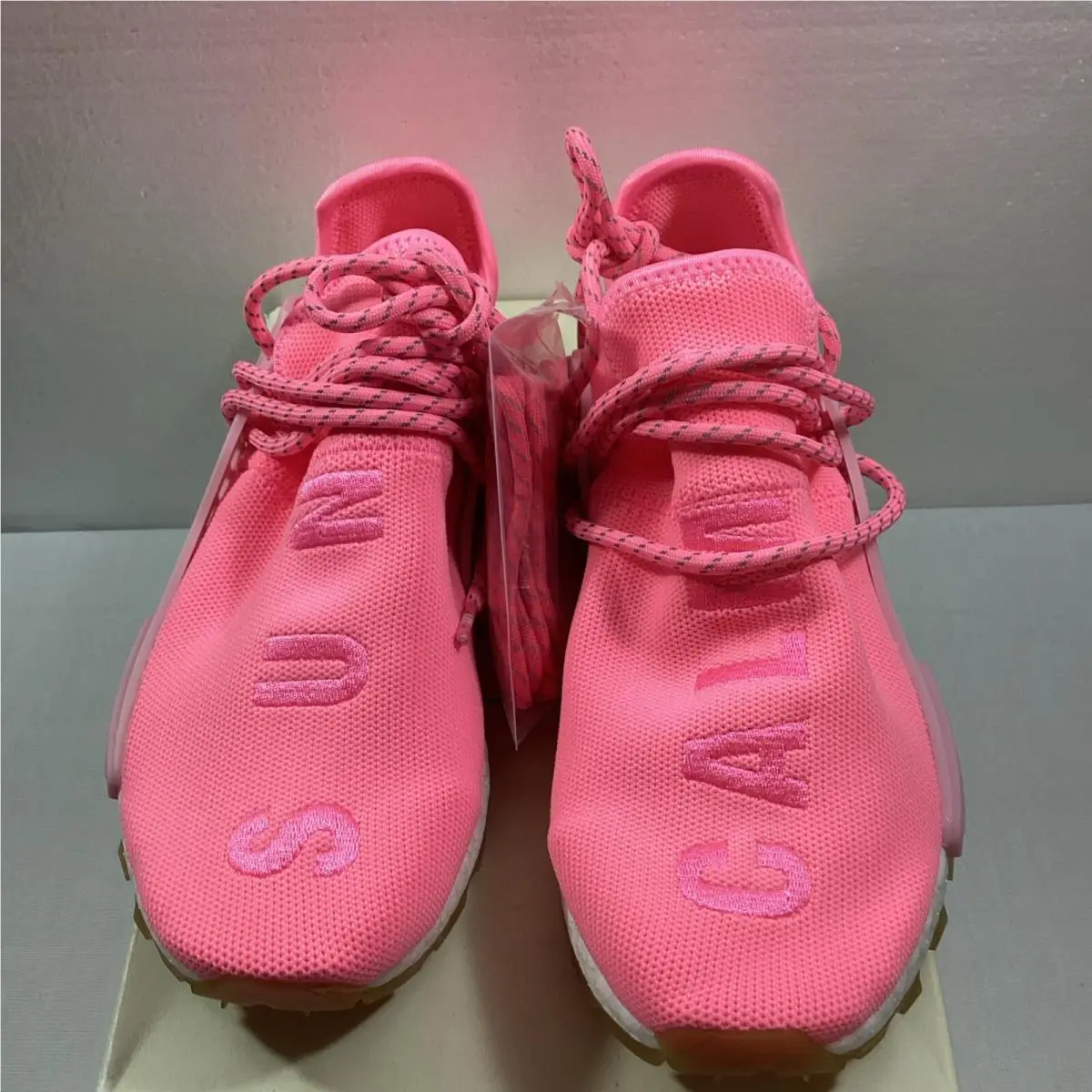 Adidas Pharrell Nmd Sun Calm Size 6 Pink / White Beautiful Shoes Size 6 Women Sku 3038