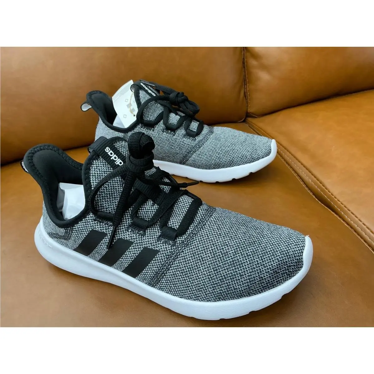 Cloudfoam Pure 2.0 Women 7.5 Black White Running Sneakers H04755 by Adidas