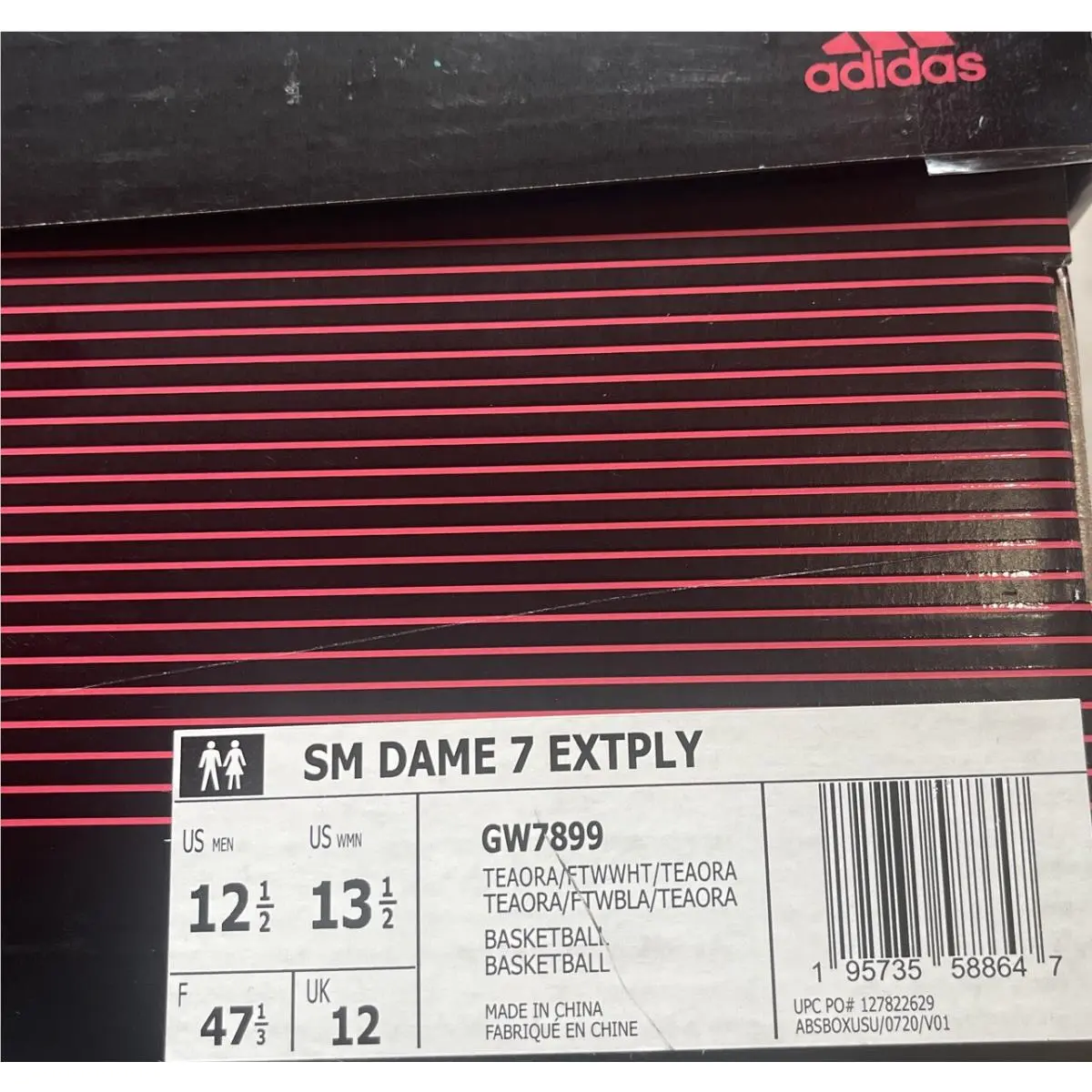 Adidas shoes - adidas Dame 7 - Dame - GW7899 - Orange (UPC: 0195735588647) 6