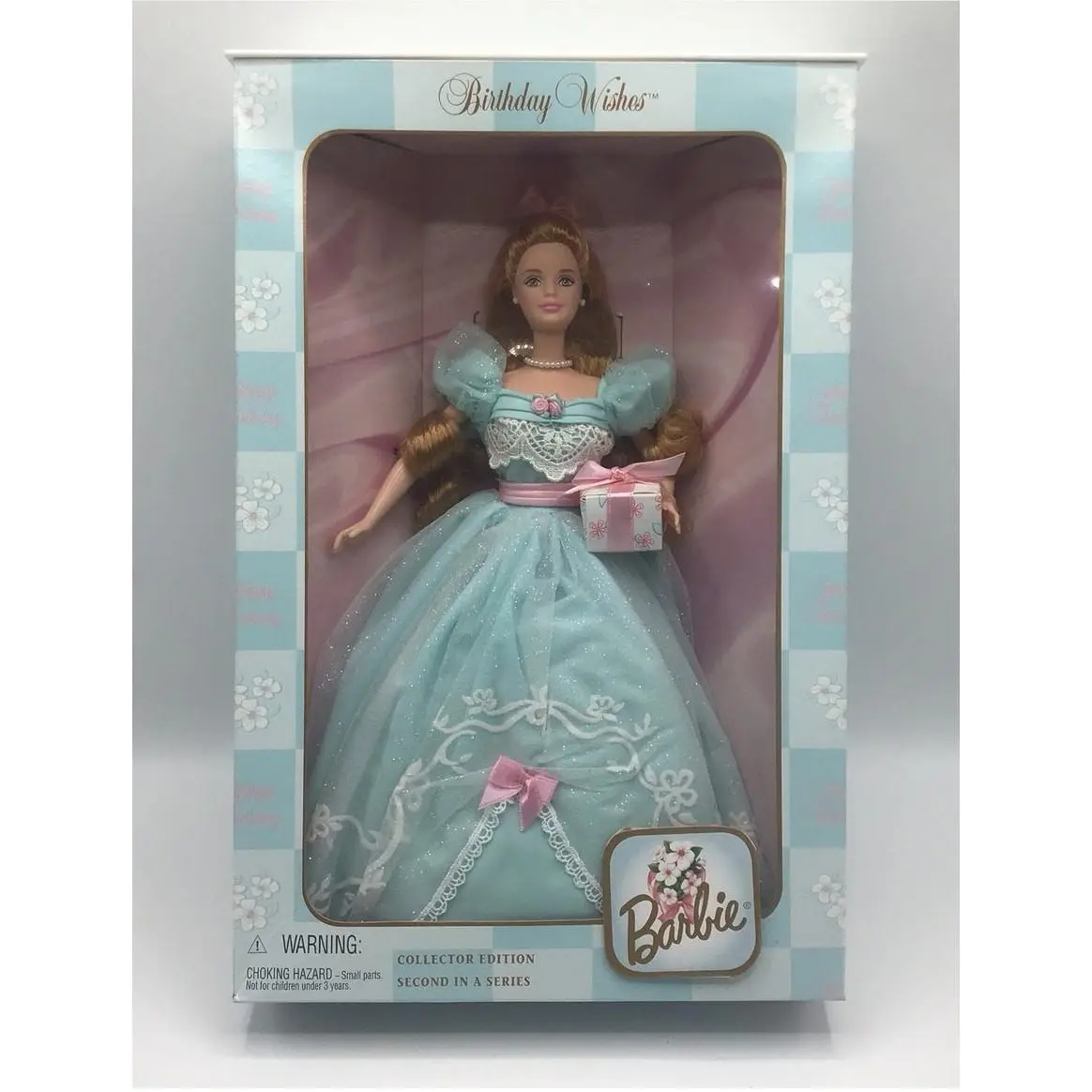 Vtg 1999 Birthday Wishes Barbie Doll 2nd Series Blue Gown Mattel 24867 Nrfb