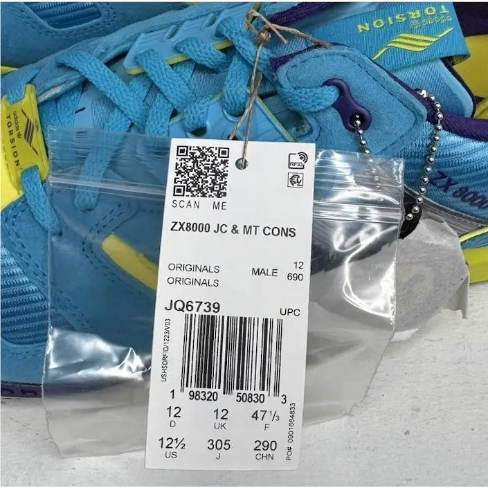 Adidas shoes - adidas ZX 8000 - JQ6739 - Blue Glow/Blue Glow/Unity Purple 0