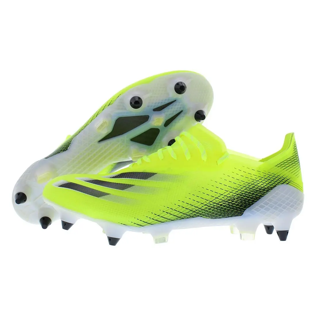 X Ghosted.1 Soft Ground Mens Shoes Size 8 Color: Solar Yellow/core by Adidas