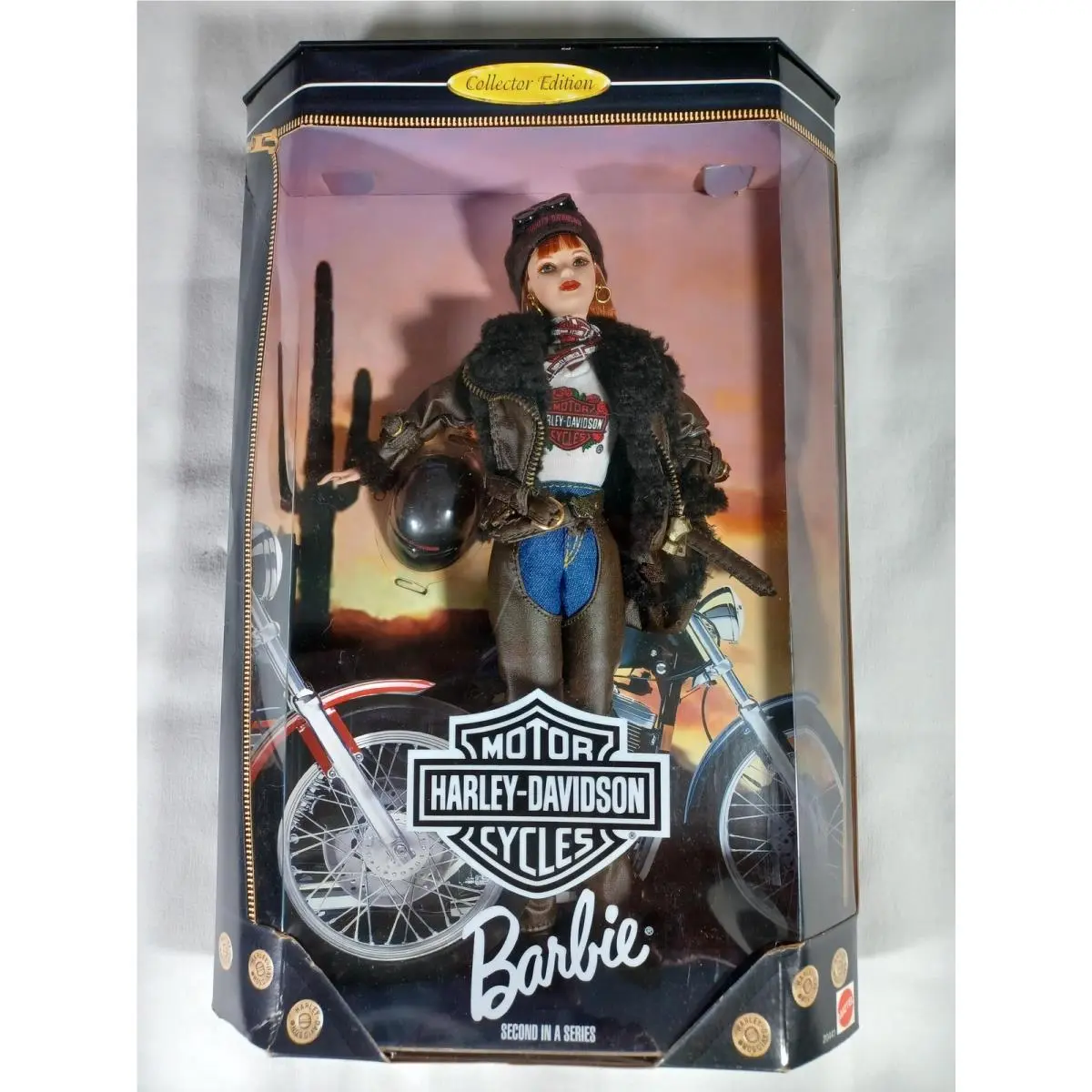 Vintage 1998 Harley-davidson Barbie Doll Collector Edition 20441 Mattel