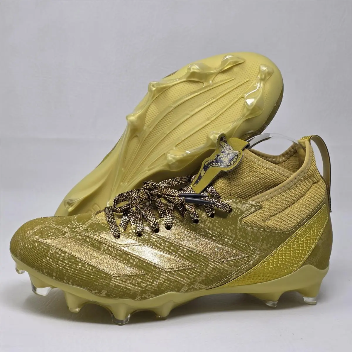 Adidas Adizero Impact Disney Men`s Size 11 JP9955 Gold Football Cleats