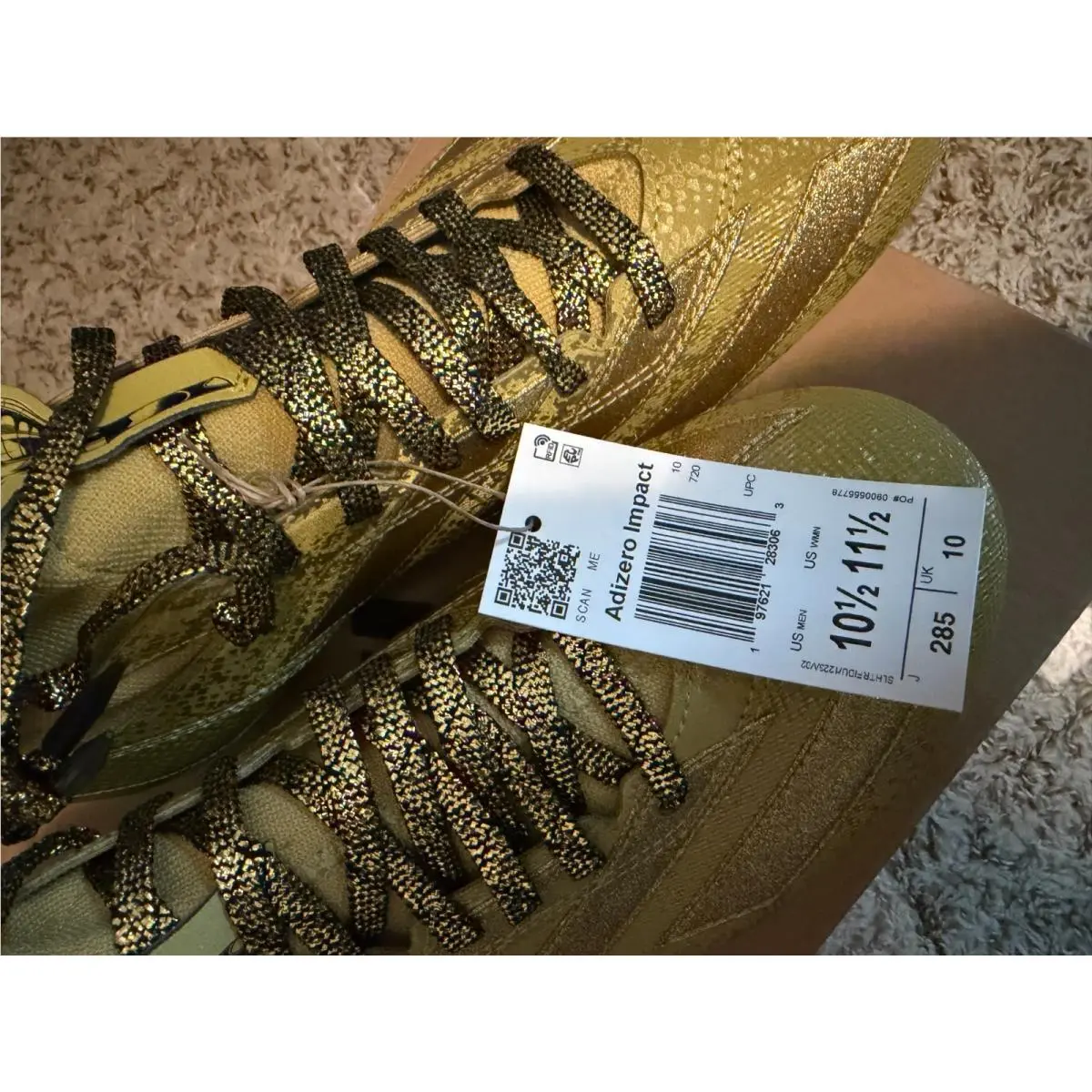 Adidas shoes - adidas Adizero - Adizero - JP9955 - Gold 0