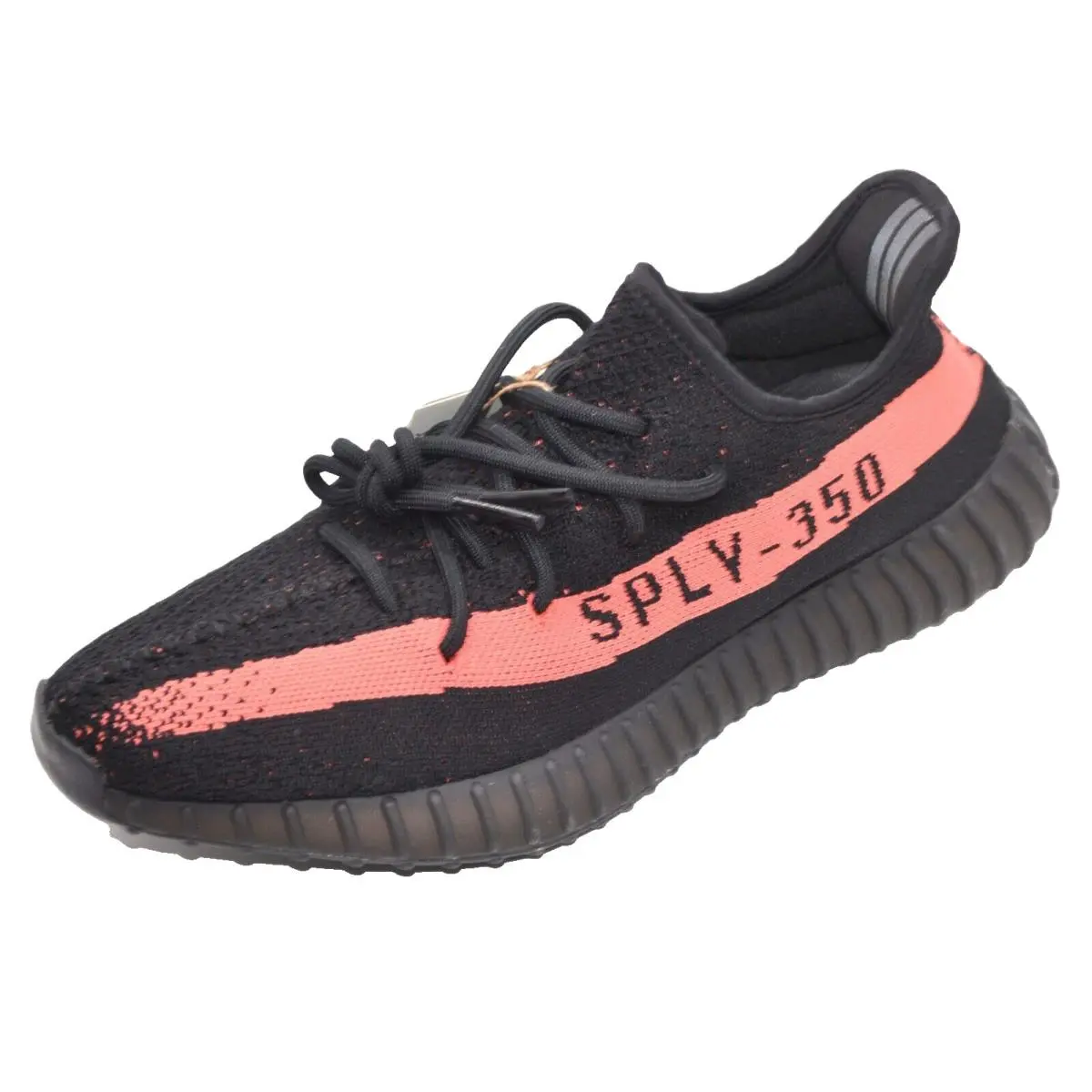 Adidas Yeezy Men`s Black Pink Boost 350 V2 Sneakers Size US 10.5