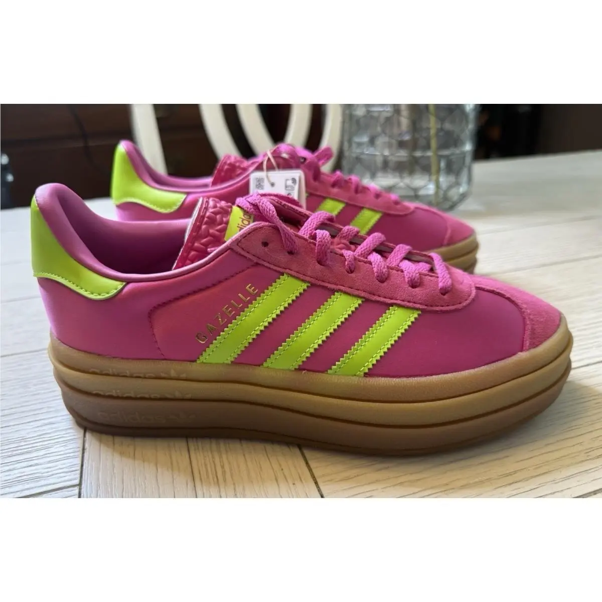 Adidas shoes - adidas Gazelle - Gazelle - Semi Lucid Fuchsia Solar Slime 4