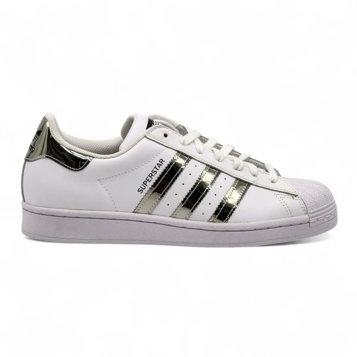 Wmns Superstar Sneaker `metallic 3 Stripes` FW3915 9.5 by Adidas