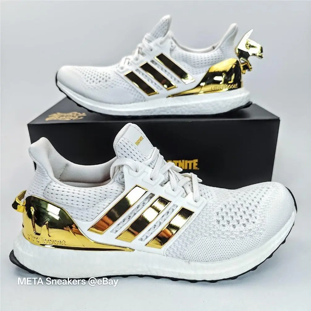 Adidas shoes - adidas Ultraboost - Ultraboost - JQ0717 - Core White / Gold Metallic / Core Black 9