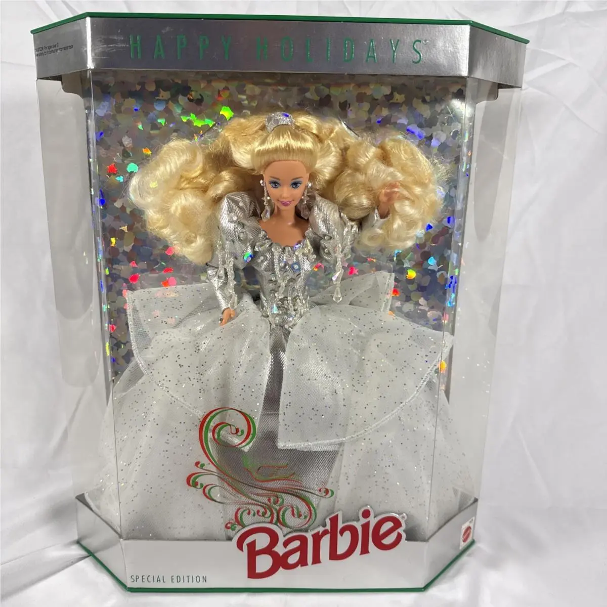 1992 Barbie Happy Holidays Special Edition Mattel Doll 1429 Box