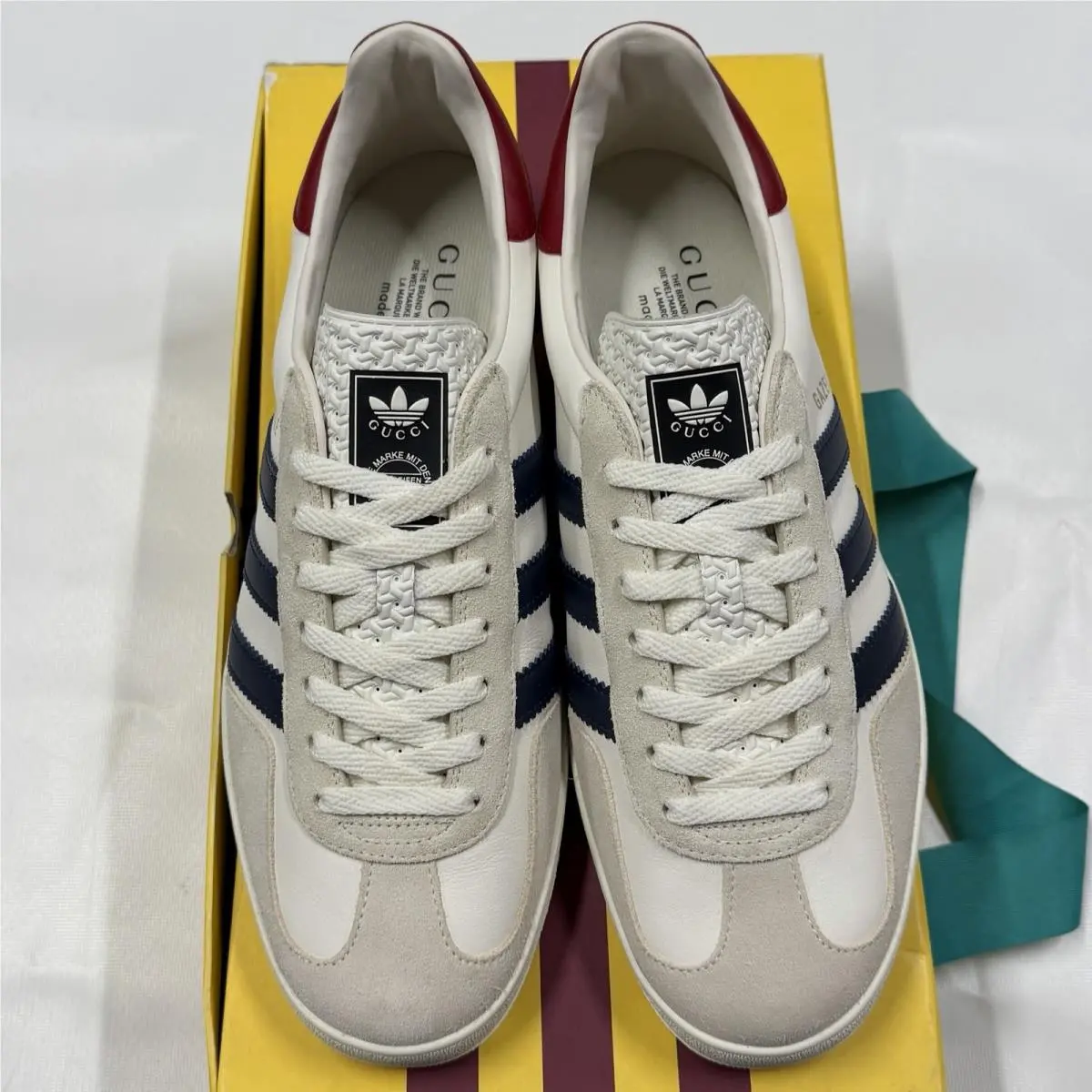 Adidas shoes - Gucci adidas Gazelle - Gucci Gazelle - HQ8849 - White 2
