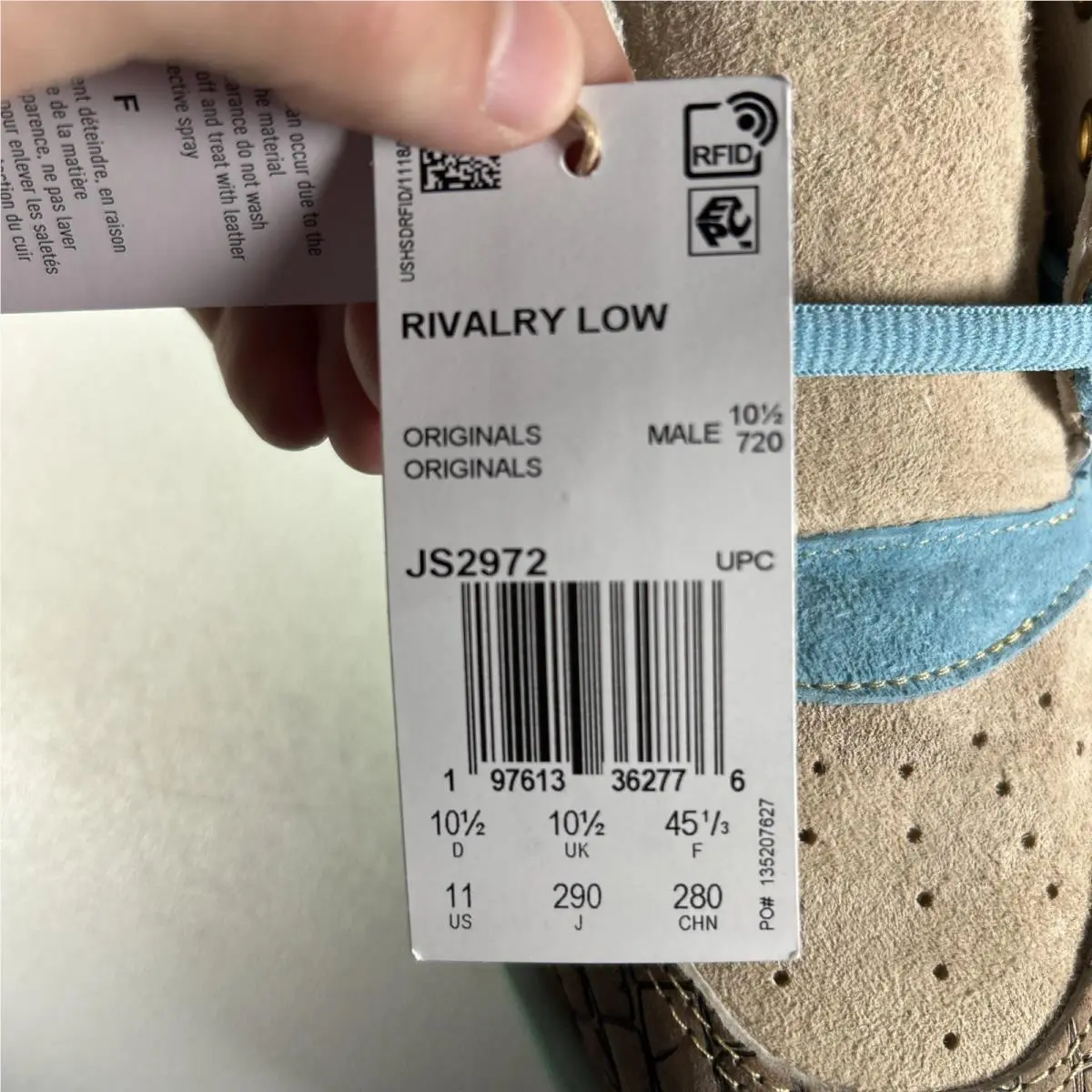 Adidas shoes - adidas Rivalry Low X Unheardof Building Bridges Lace Up - JS2972-A - Beige (UPC: 197613362776) 8
