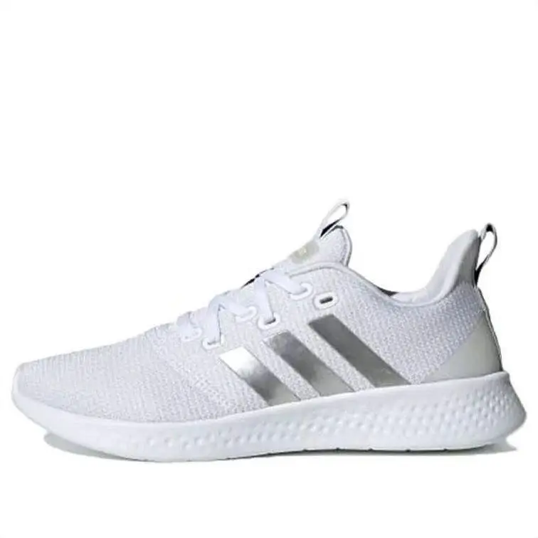 Puremotion Running Shoes White Silver Metallic Womens Size 7.5 by Adidas