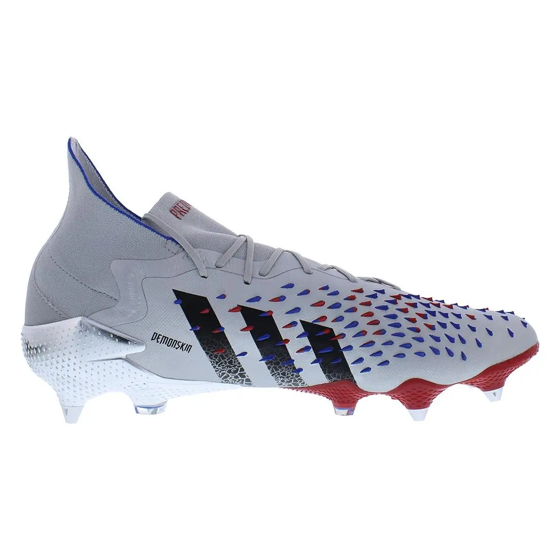 Adidas shoes - Silver Metallic/Core Black/Royal Blue, Main: Silver (UPC: 194821964686) 1