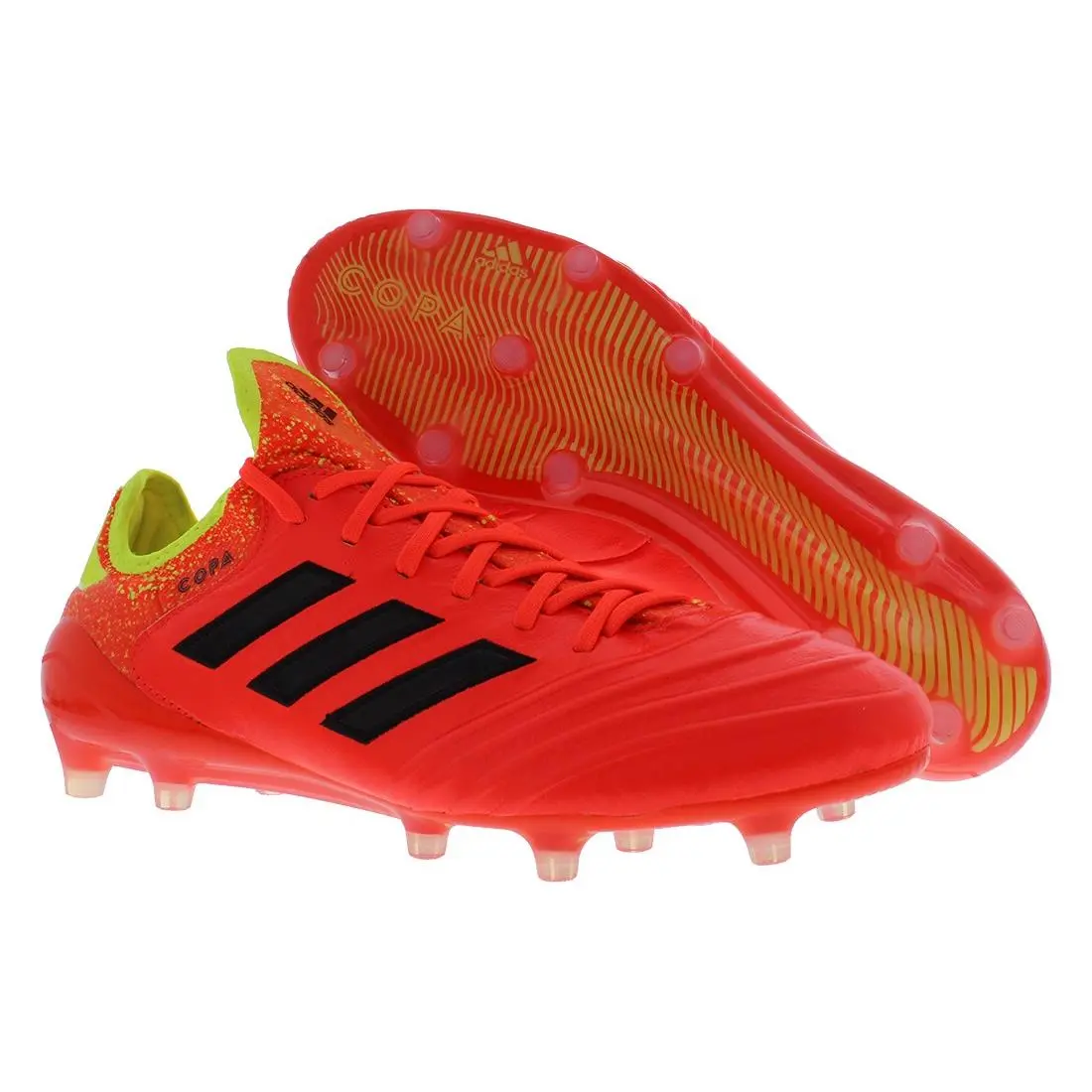 Copa 18.1 Firm Ground Mens Shoes Size 9 Color: Solar Red/core by Adidas
