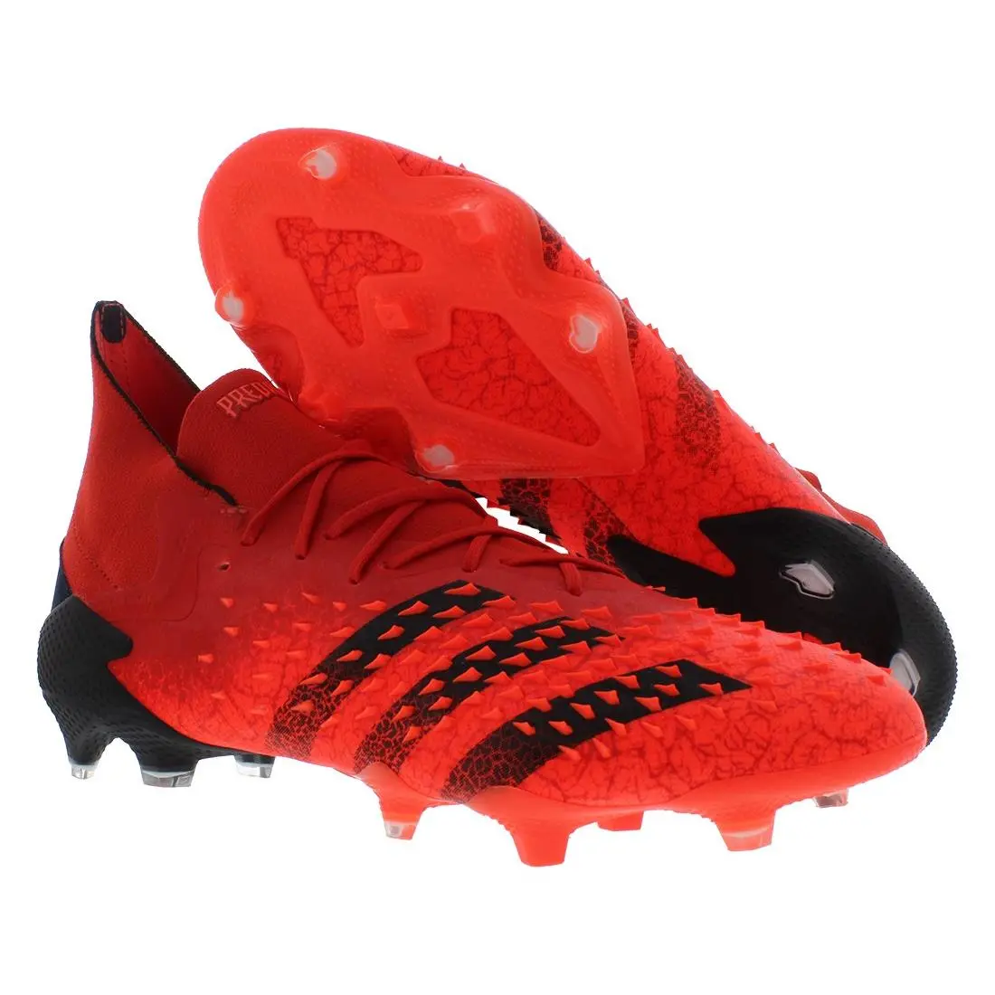 Adidas Predator Freak .1 Firm Ground Mens Shoes Size 6 Color: Red/core - Red/Core Black/Solar Red, Main: Red