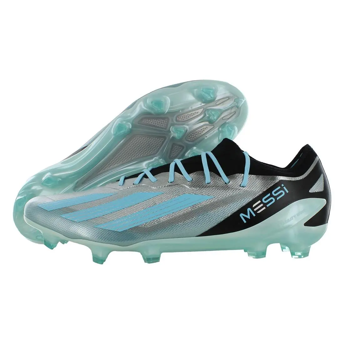 Adidas shoes - Silver Metallic/Bliss Blue/Core Black, Main: Silver (UPC: 196464969707) 0