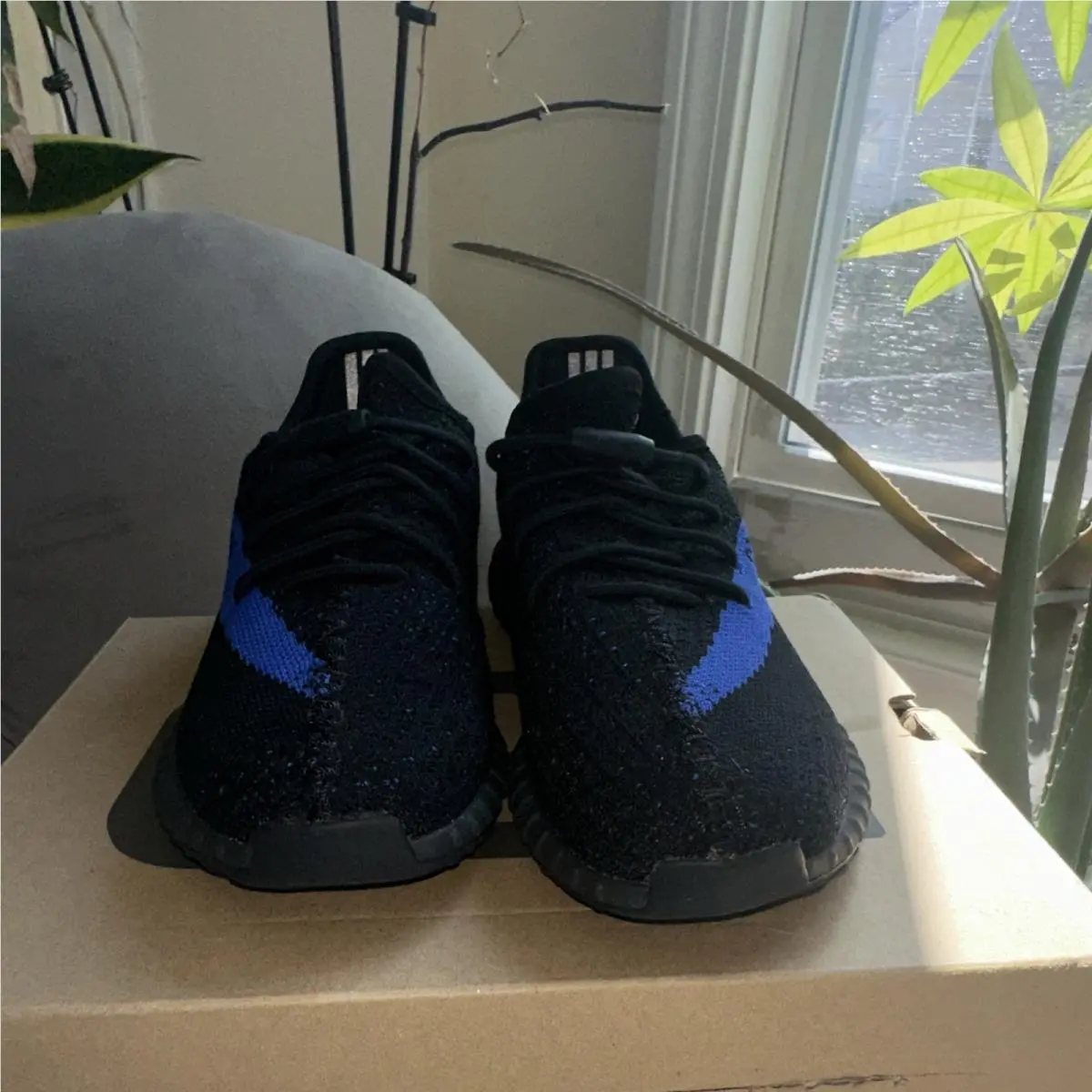 Adidas shoes - adidas Yeezy Boost 350 V2 Kids - GY7165 - Black, Blue 4