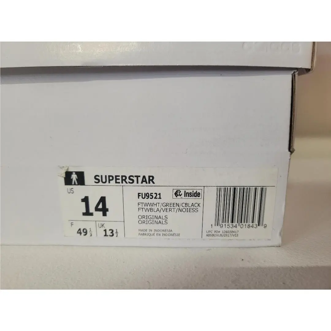 Adidas shoes - adidas Superstar - Superstar - FU9521 - White Black Blue Red Green 5