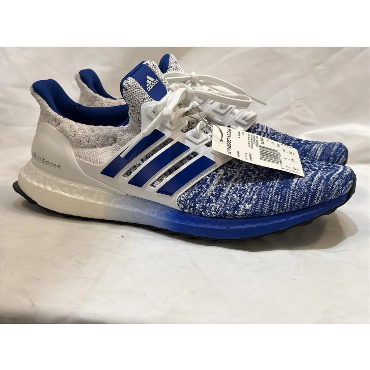 Adidas Ultraboost 4.0 Dna M `white Bold Blue` Men`s US 9.5 GZ7084