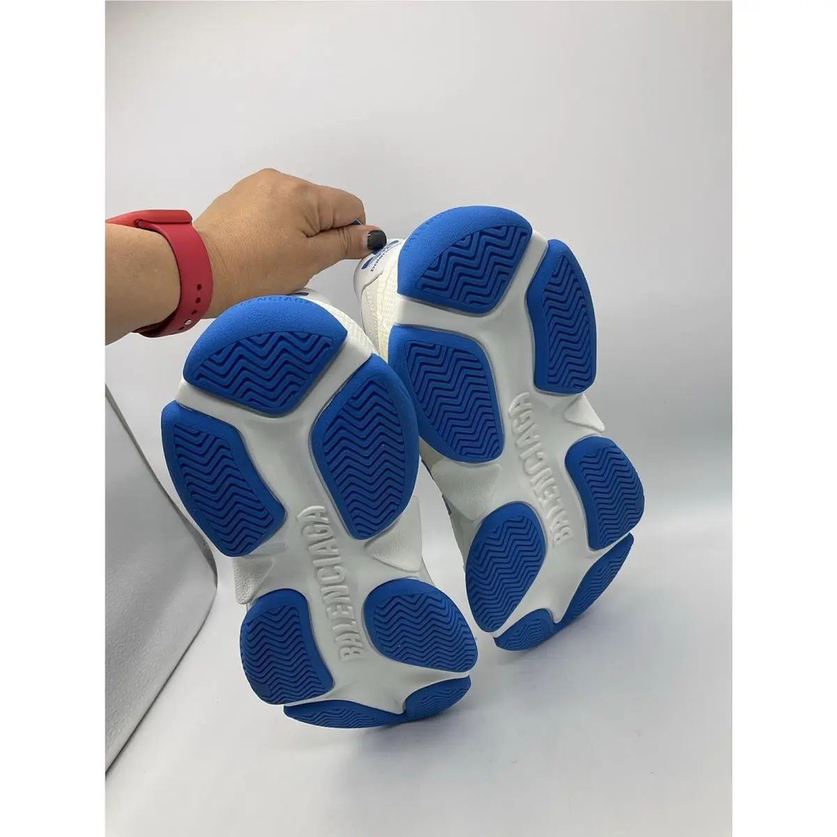 Adidas shoes - adidas Balenciaga Triple S - Balenciaga Triple - IF0167 - White, Manufacturer: White/White/Blue 3