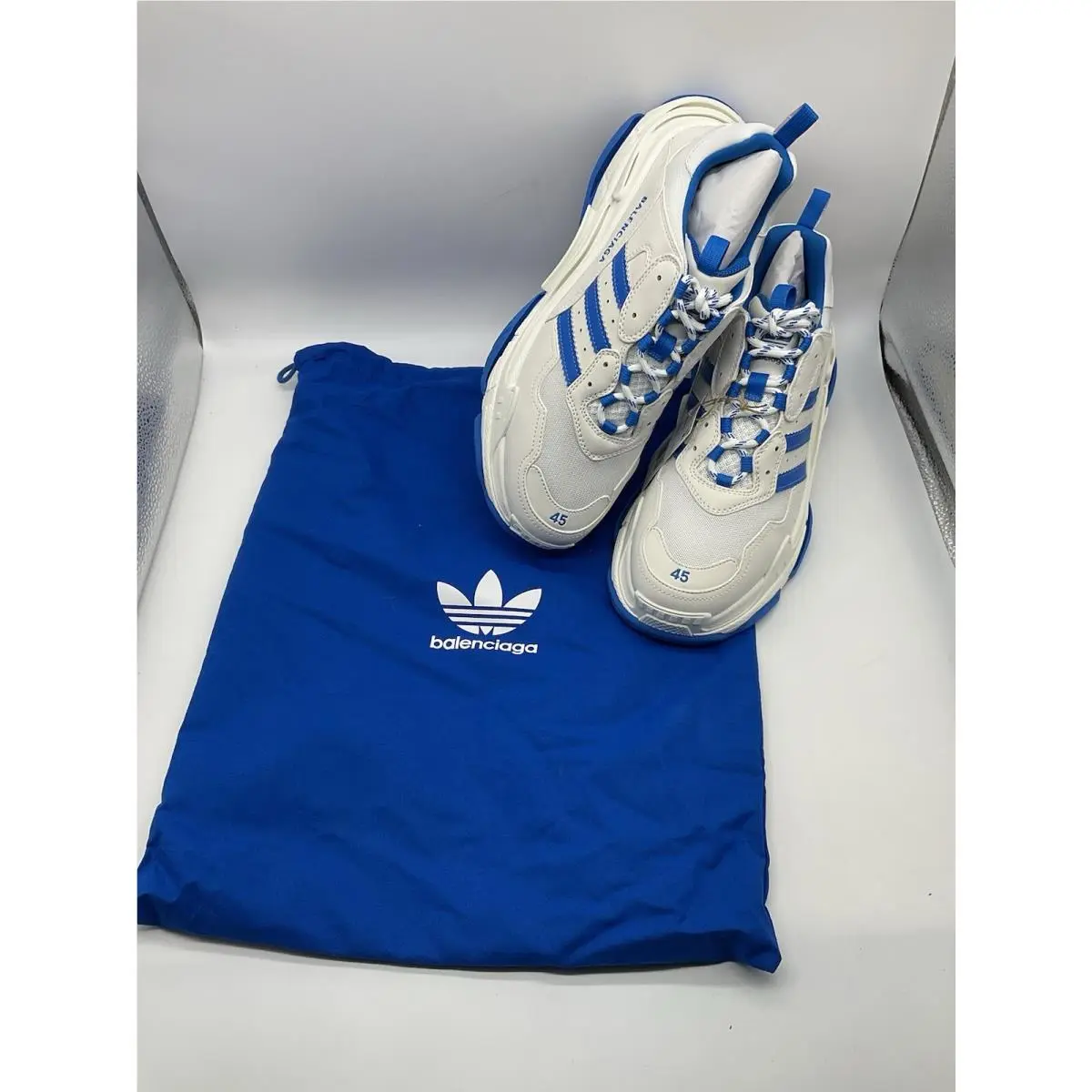 Adidas shoes - adidas Balenciaga Triple S - Balenciaga Triple - IF0167 - White, Manufacturer: White/White/Blue 4