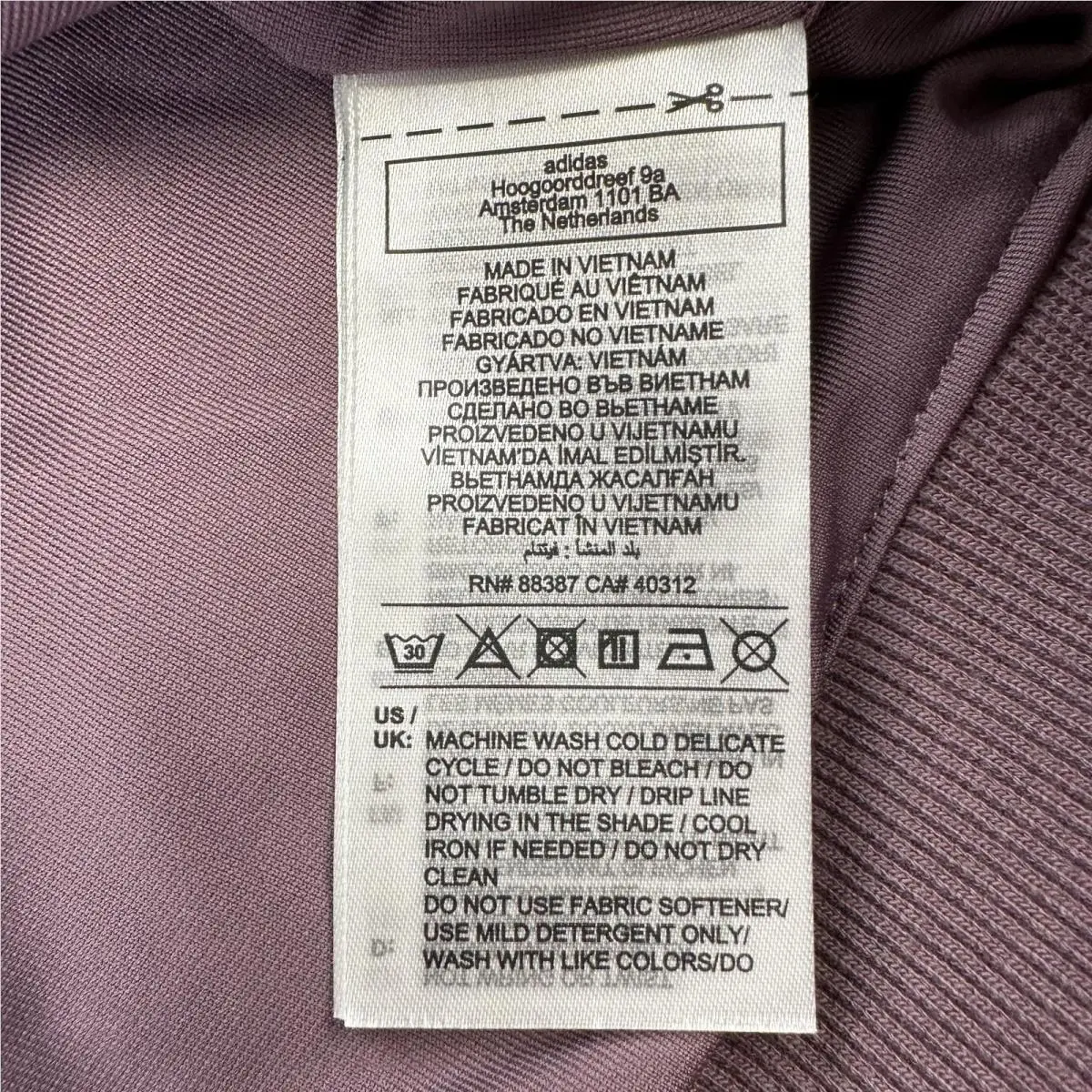 Adidas clothing - Purple (UPC: 197609445841) 6