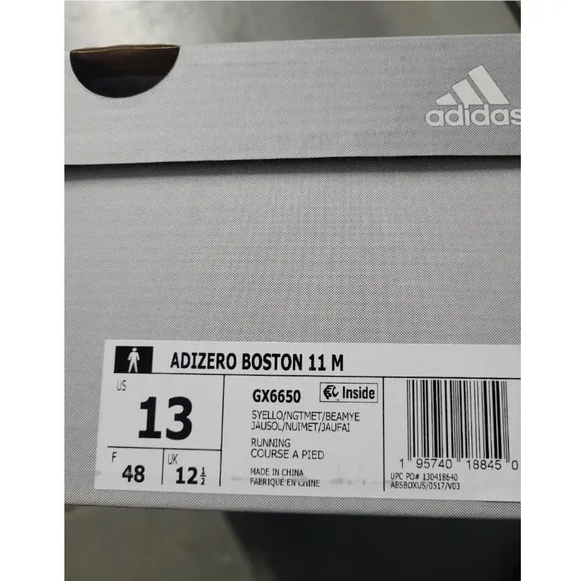 Adidas shoes - adidas Adizero - Adizero - GX6650 - Solar Yellow / Night Metallic / Beam Yellow (UPC: 195740188450) 12
