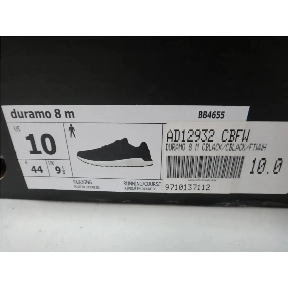 Adidas shoes - adidas Duramo 8 - Duramo - BB4655 - Black 1