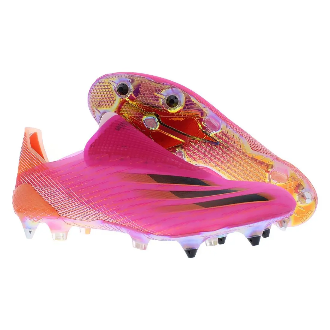 X Ghosted+ Soft Ground Mens Shoes Size 13 Color: Pink by Adidas