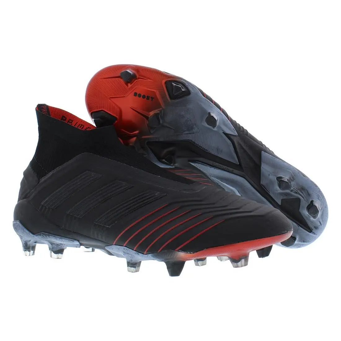 Predator 19 + Firm Ground Mens Shoes Size 9 Color: Core Black/core by Adidas