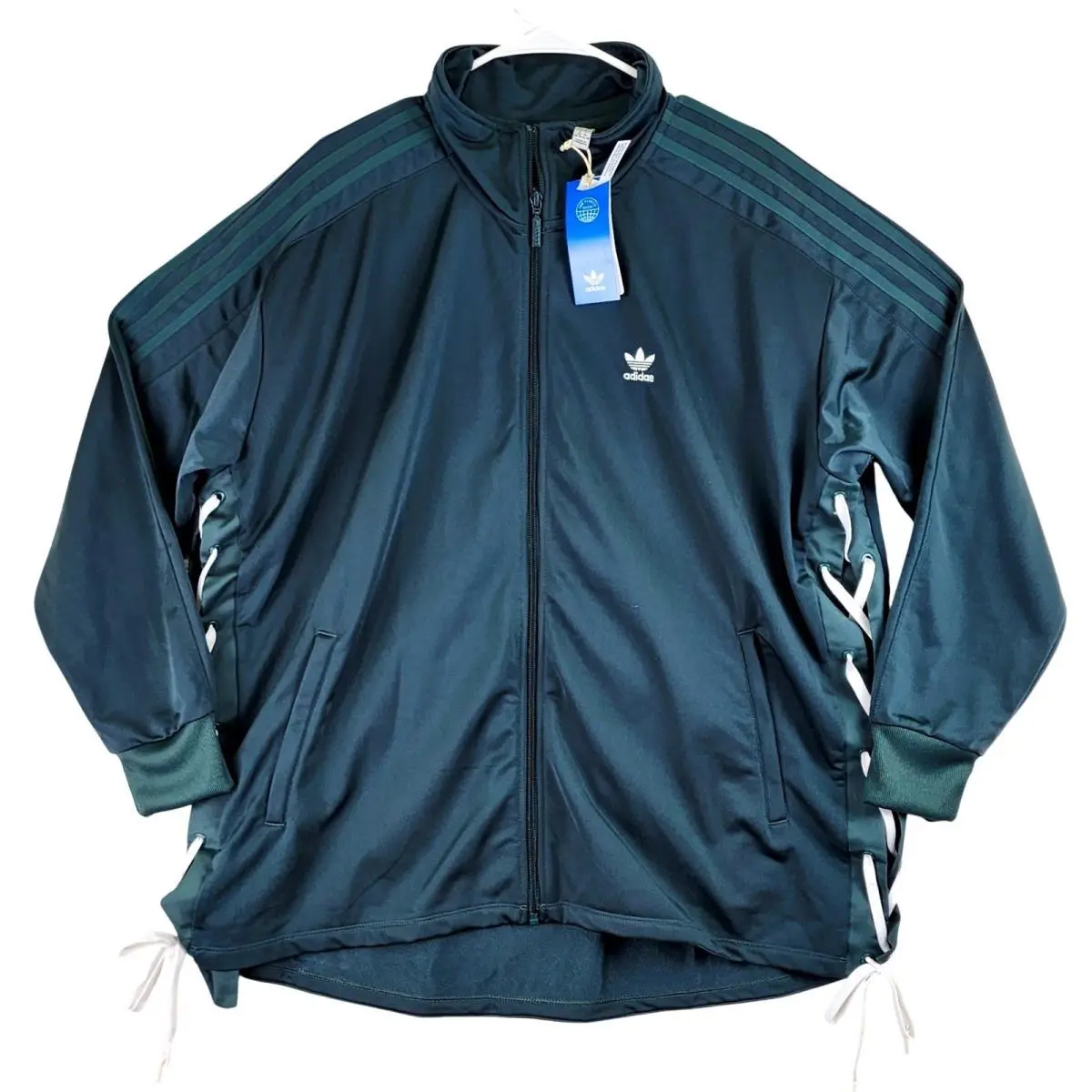 Originals Laced Tracktop Women 2X Mineral Green HK5096 Sporty Streetwear by Adidas