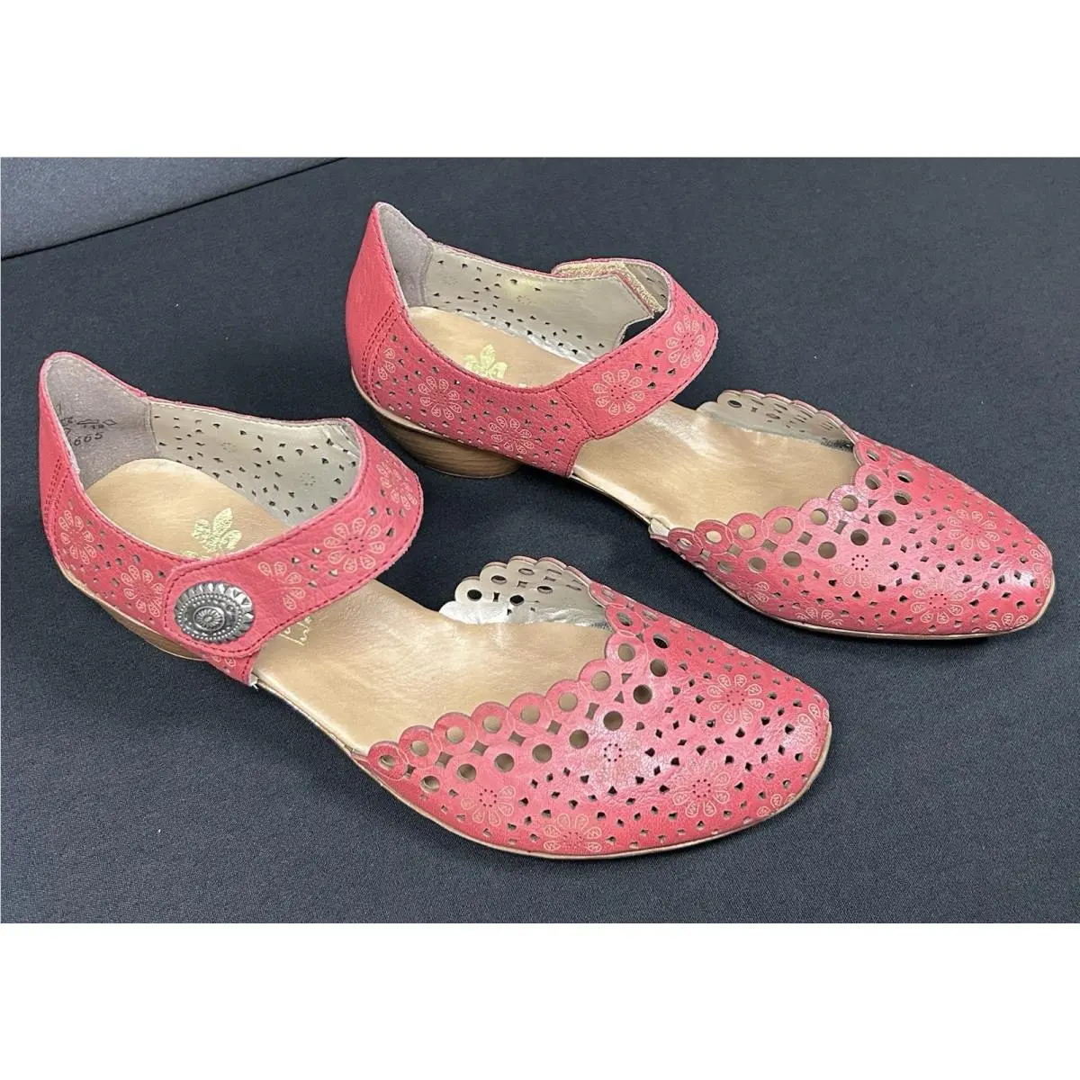 Rieker Mirjam 53 43753-33 Women’s Shoes Red Size-8US