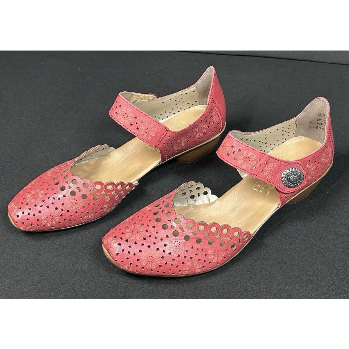 Rieker shoes - Rieker Mirjam 53 43753-33 - Mirjam - 43753-33 - Red (UPC: 0644403691566) 0