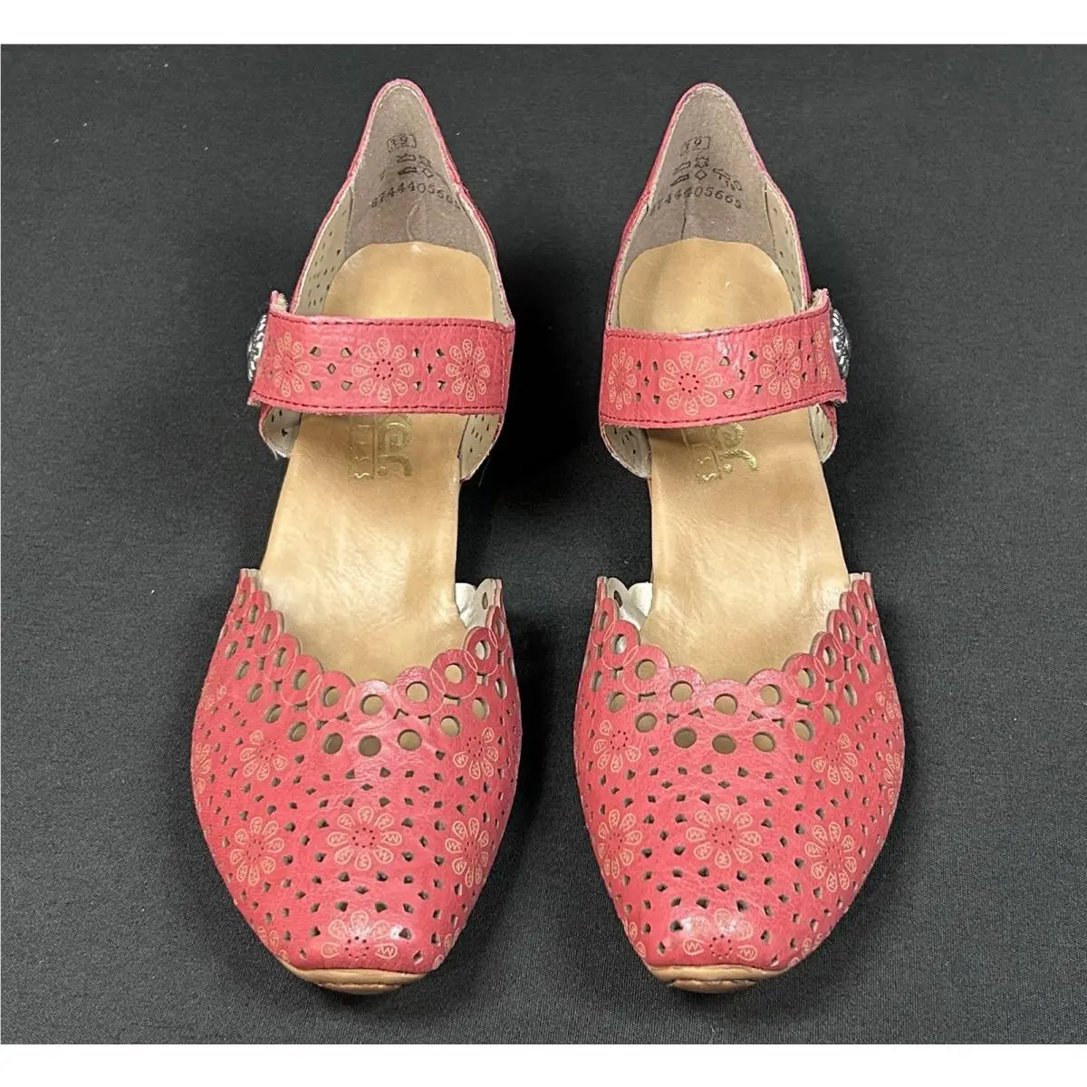Rieker shoes - Rieker Mirjam 53 43753-33 - Mirjam - 43753-33 - Red (UPC: 0644403691566) 1