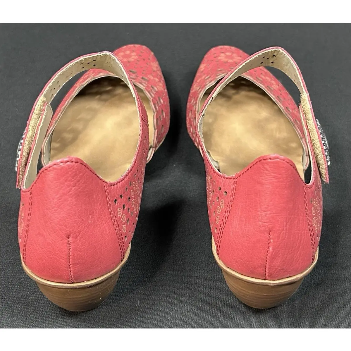Rieker shoes - Rieker Mirjam 53 43753-33 - Mirjam - 43753-33 - Red (UPC: 0644403691566) 2