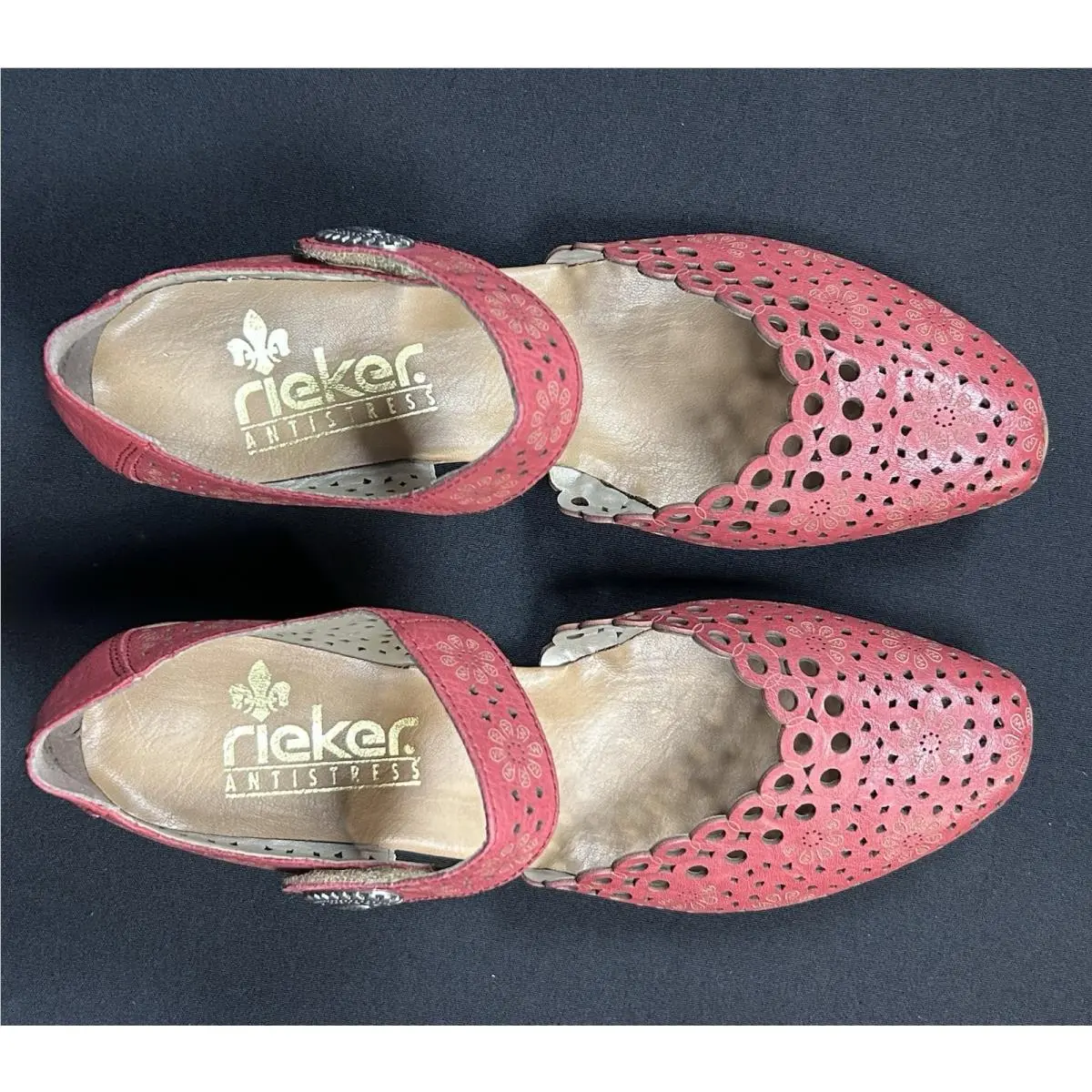 Rieker shoes - Rieker Mirjam 53 43753-33 - Mirjam - 43753-33 - Red (UPC: 0644403691566) 3