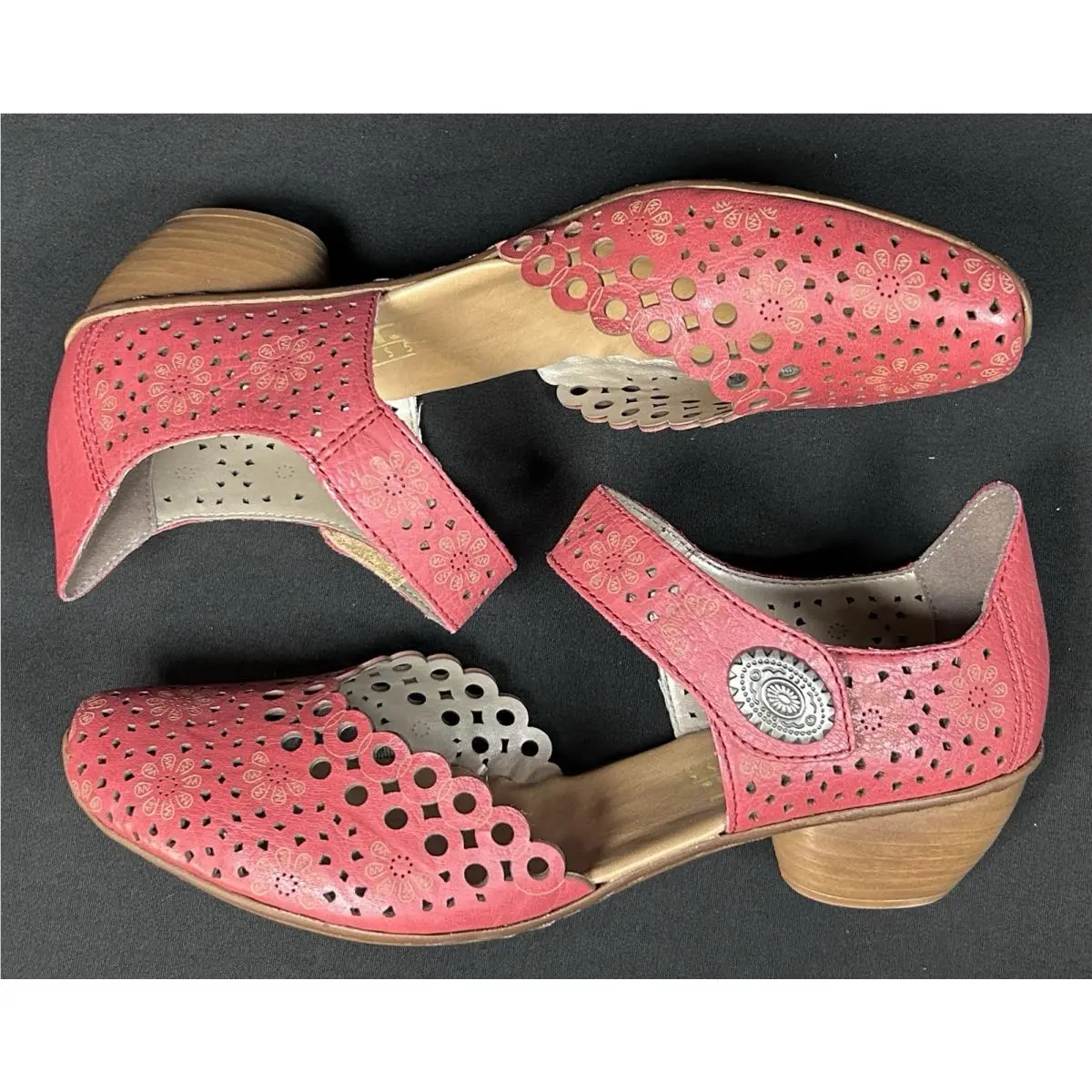 Rieker shoes - Rieker Mirjam 53 43753-33 - Mirjam - 43753-33 - Red (UPC: 0644403691566) 6
