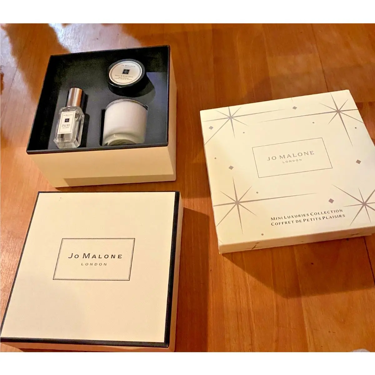 Mini 3 Piece Luxuries Set Cream Candle Cologne by Jo Malone