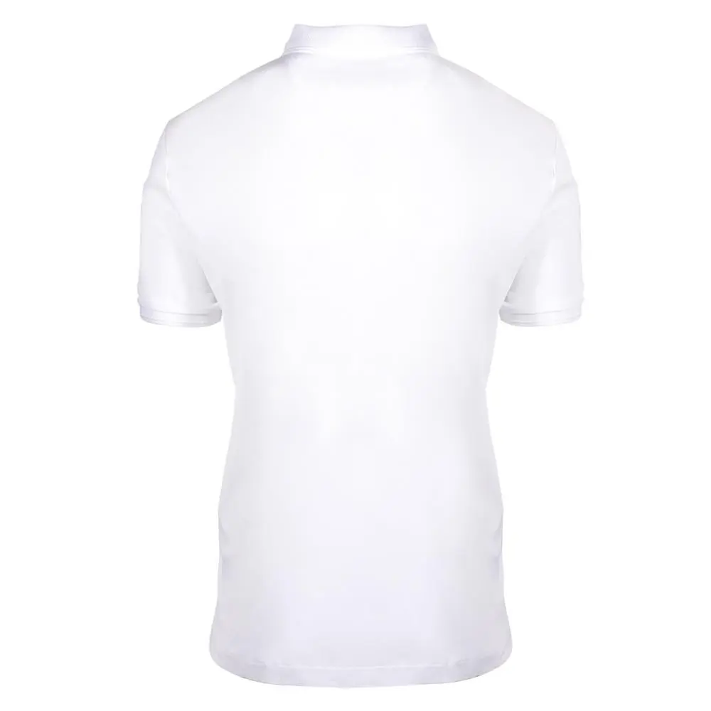Men`s Polo Shirt Short Sleeve Cotton Bright White Size: 2XL by Original Penguin