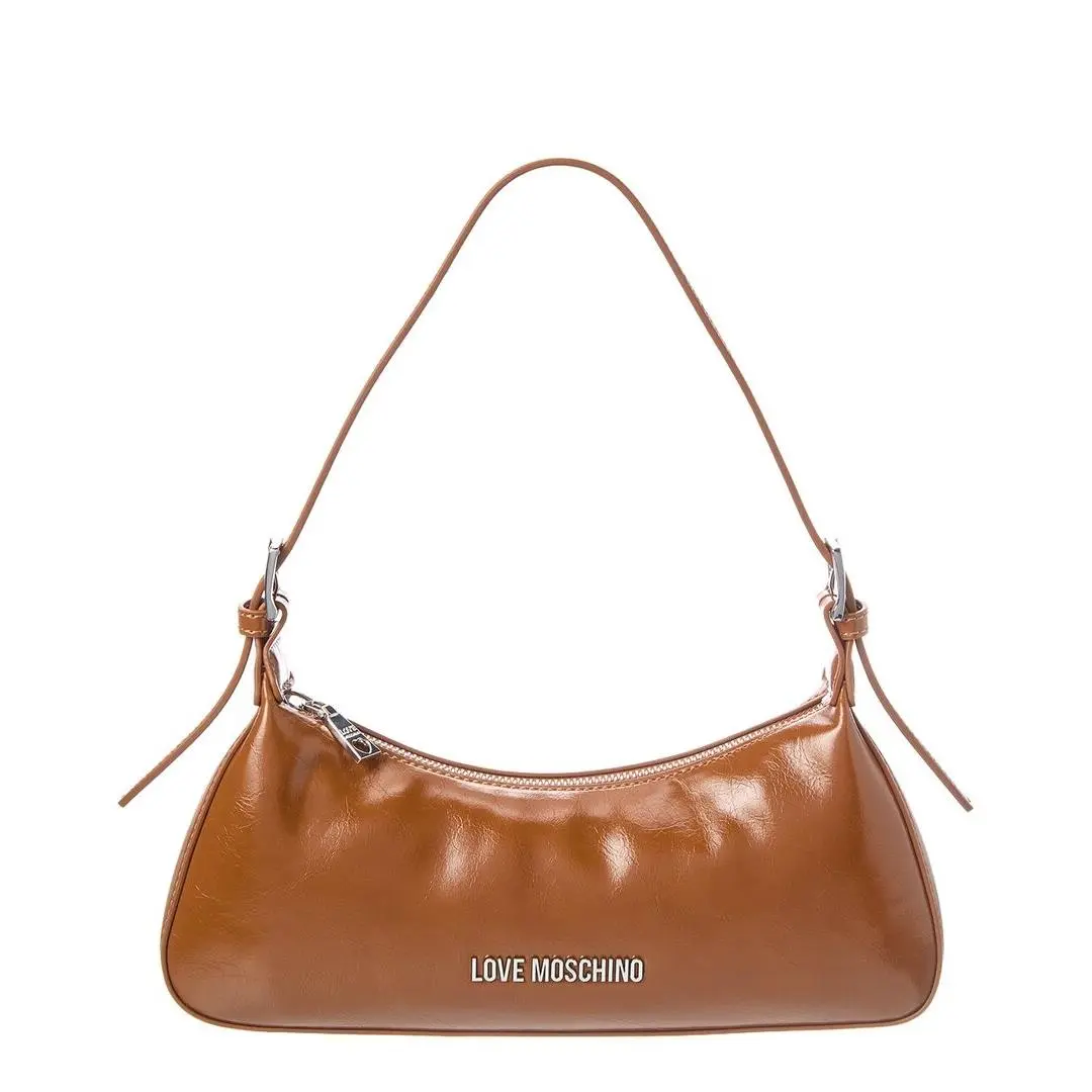 Love  Shoulder Bag Women`s Silver by Moschino