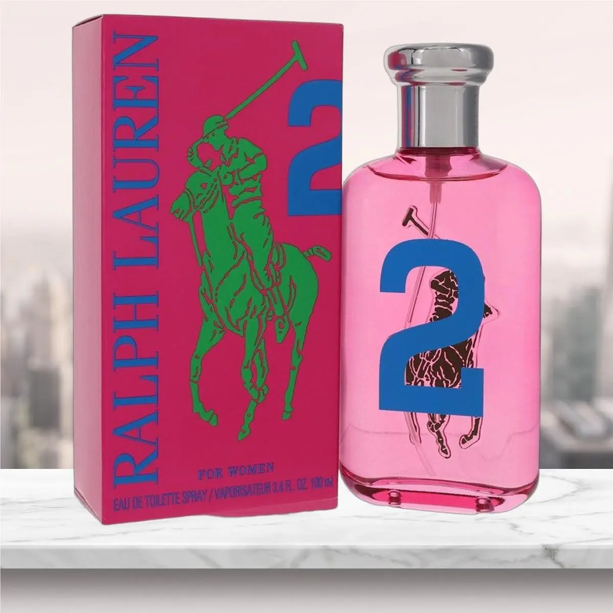 Big Pony Pink 2 Eau De Toilette Spray By  - 3.4 oz by Ralph Lauren