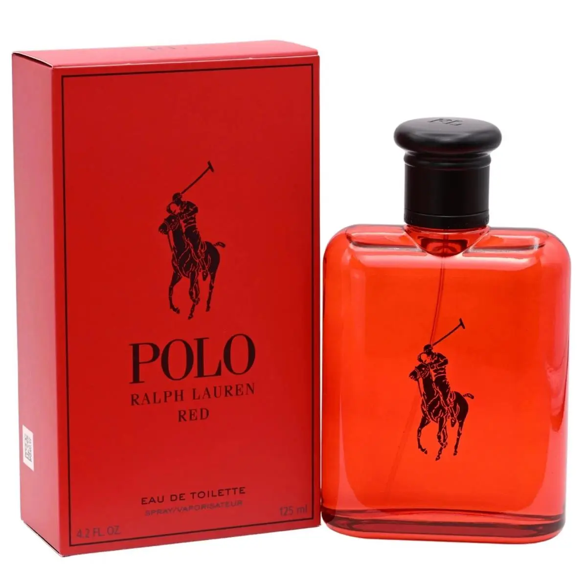 Polo Red 4.2 OZ Eau DE Toilette Spray Mens Cologne Ralph Lauren Bent Box