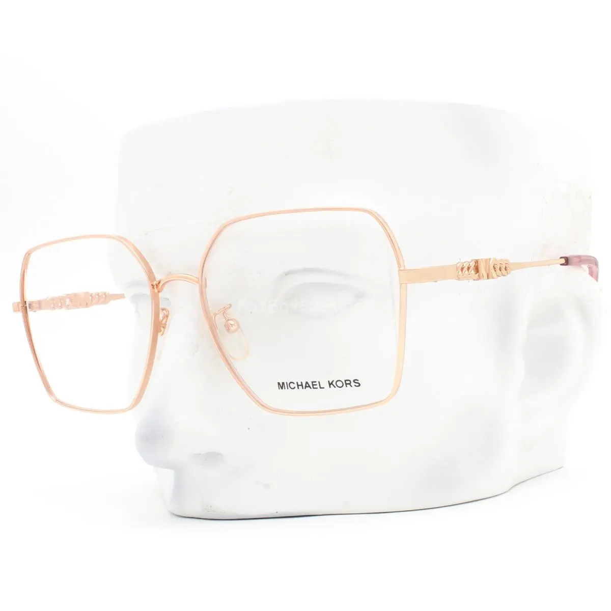 Michael Kors Yunan Eyeglasses Glasses MK 3082D 1108 Shiny Rose Gold 55mm W/case