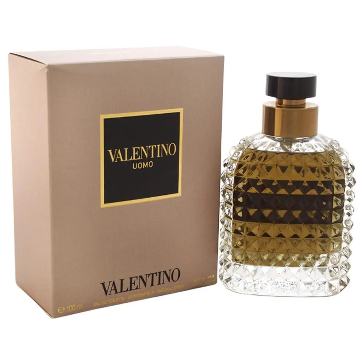 Uomo Eau De Toilette 1 Ounce Light Brown Men`s Fragrance 2023 by Valentino
