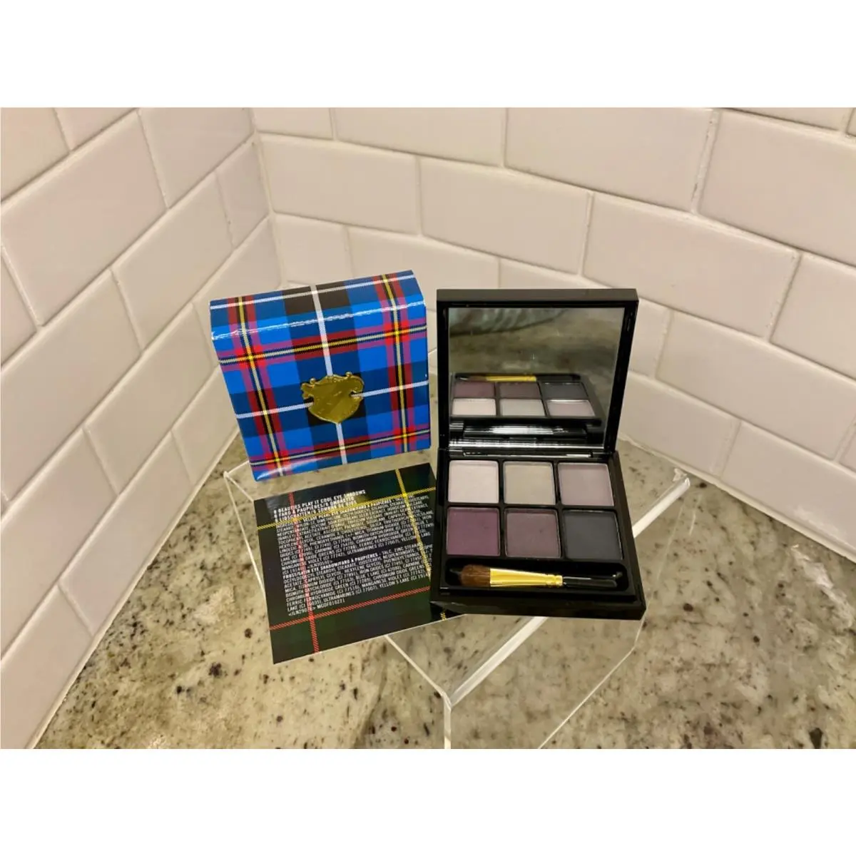 Mac A Tartans Tale Limited Edition Holiday Collection 6 BEAUTIES PLAY IT COOL EYE SHADOWS-BOXED by MAC Cosmetics