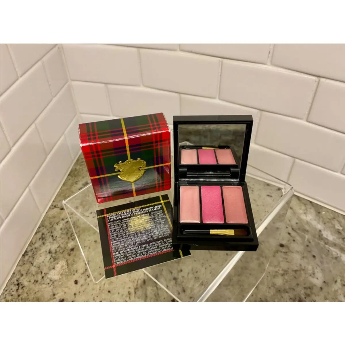 Mac A Tartans Tale Limited Edition Holiday Collection HAPPILY EVER AFTER LIP KIT-BOXED by MAC Cosmetics