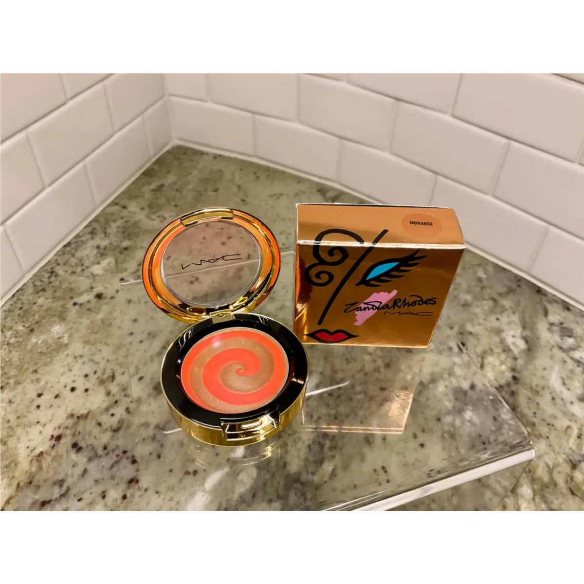 Mac Zandra Rhodes Limited Edition You Lection MORANGE Z GLOSS by MAC Cosmetics