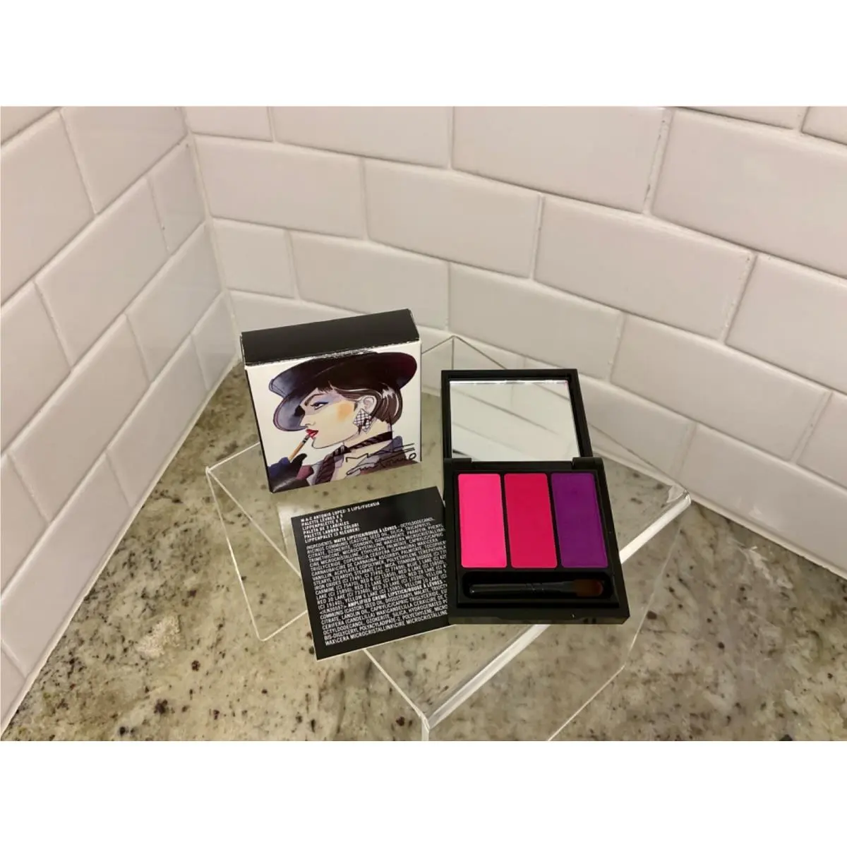 Mac Antonio Lopez Limited Edition Holiday Collection 3 LIP-FUCHSIA-BOXED by MAC Cosmetics