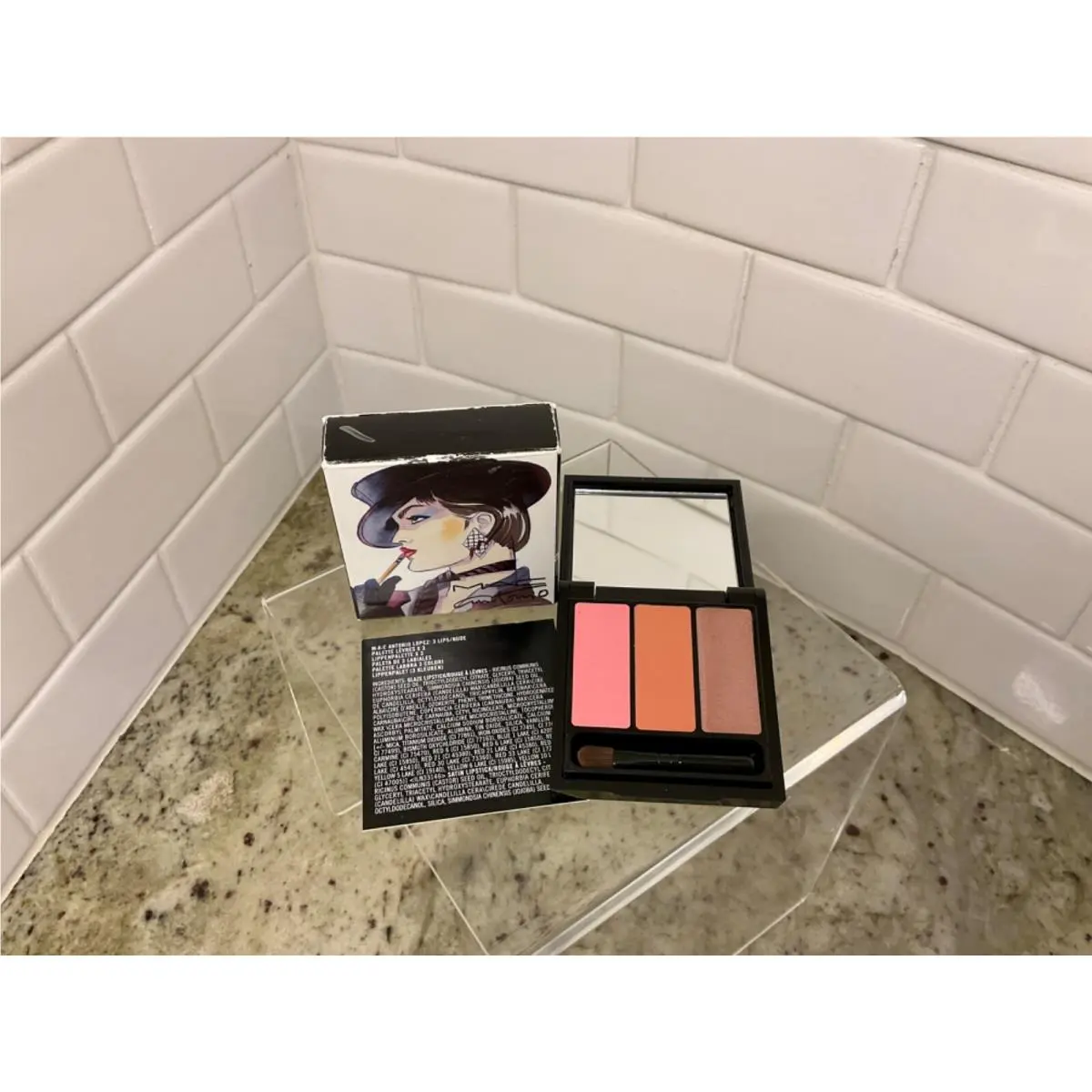 Mac Antonio Lopez Limited Edition Holiday Collection 3 LIPS-NUDE-BOXED by MAC Cosmetics